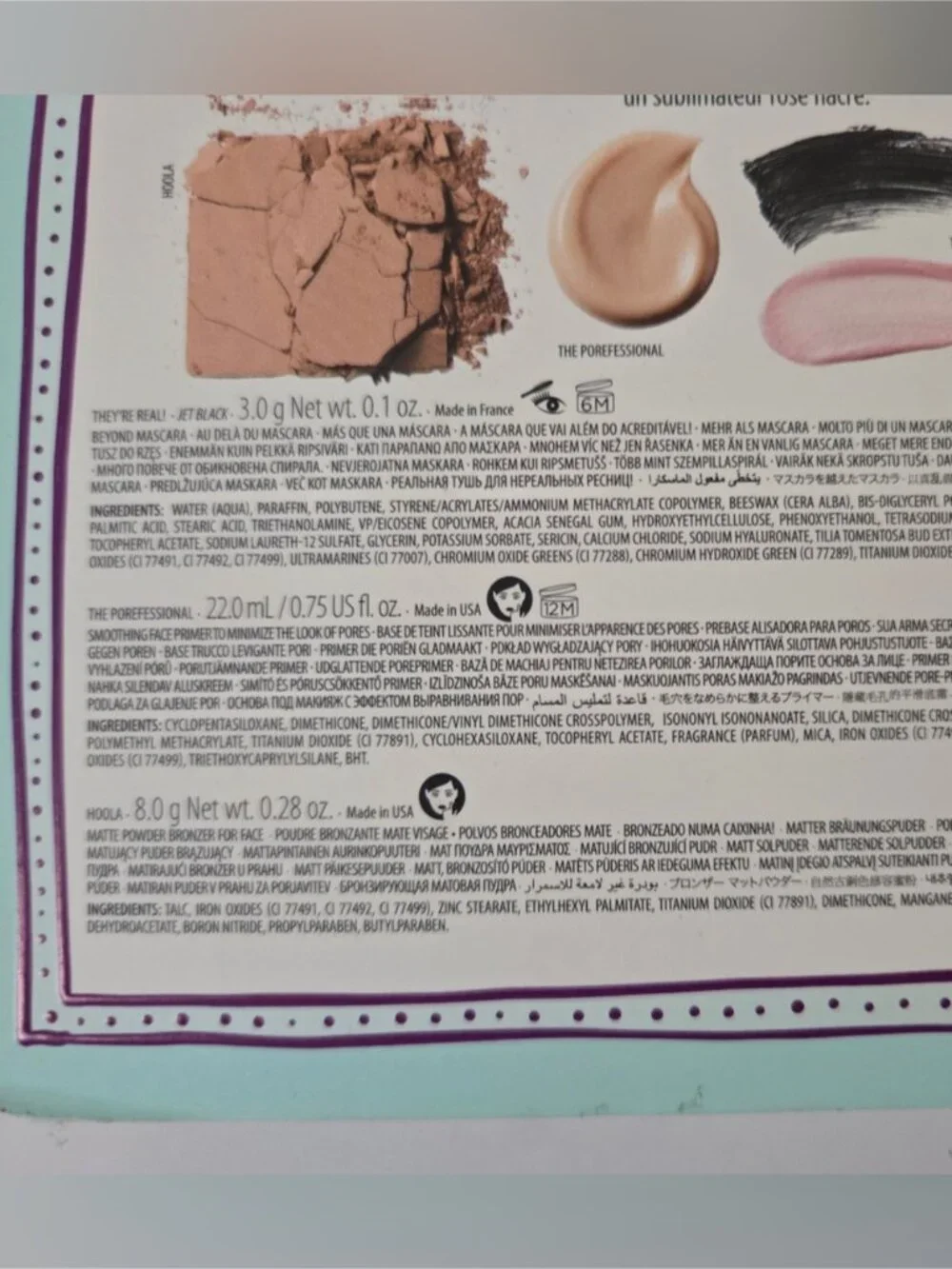 Benefit Prime to Glow Makeup Gift Set POREfessional Hoola High Beam They’re Real